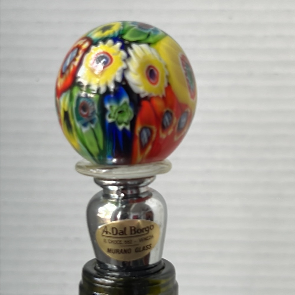 A.Dal Borgo Murano Glass Wine Stopper #453 - Picture 6 of 7